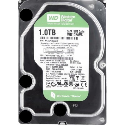 WD Caviar Green 1TB, WD10EAVS