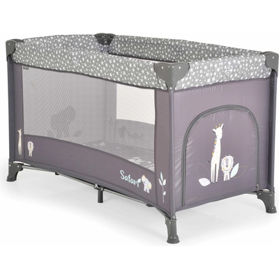 Moni Бебешка кошара Moni - Safari, графит (109536)