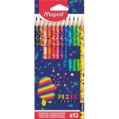 Maped Pastelky Pixel Party 862204 12 ks