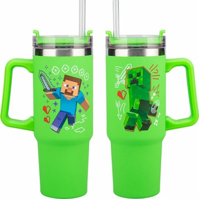 Minecraft Termohrnek XL 900 ml Green