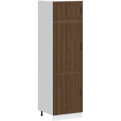 vidaXL Кухненски шкаф Lucca, кафяв дъб, инженерно дърво (853874)