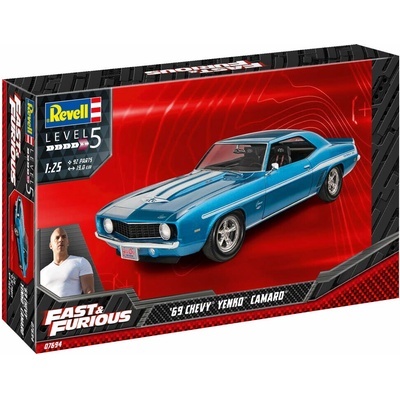 Revell Fast & Furious 1969 Chevy Camaro Yenko ModelSet 67694 1:25
