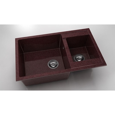 FAT Мивка Vanguard 233, Granicite, 100 Bordo, с включен сифон