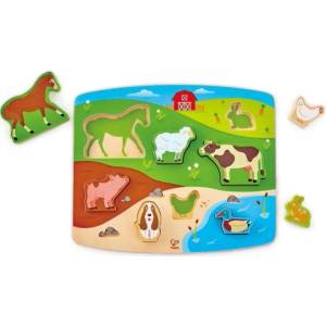 Hape Дървен 3d пъзел Ферма hape (e1454)