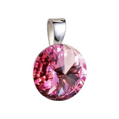 Pavona Stříbrný přívěšek rivoli Crystals from Swarovski Rose 34112.3 Rose