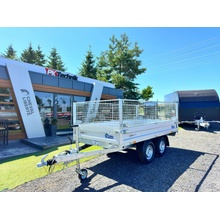 DEBON Sklápěcí přívěs PW 1.2 ELEKTRO, 300x160x90, nástavba KLEC 60