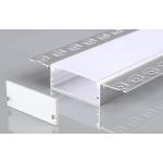 OPTONICA АЛУМИНИЕВ ПРОФИЛ ЗА LED ЛЕНТА СРЕБРИСТО ТЯЛО/БЯЛ РЕФЛЕКТОР L=2м 50x20mm (5134)
