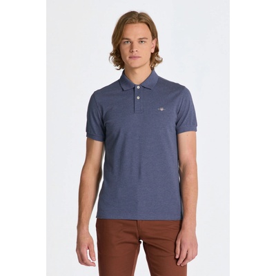 Gant polokošela Slim Shield SS Pique Polo šedá