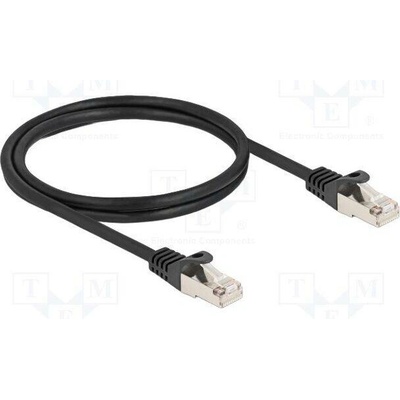 Delock 80187 Patch F/UTP RJ50 vidlice z obou stran 1m černý
