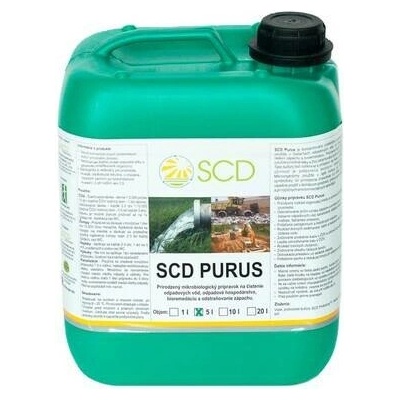 SCD Purus živé bakterie do septiku a ČOV - 5L kanystr – Sleviste.cz