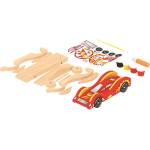 Acool Toy Игрален комплект Acool Toy - Направи си сам дървен състезателен автомобил (ACT92) - ozone