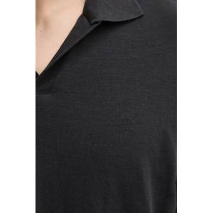Calvin Klein Тениска с яка с лен (K10K114136) - answear - 91,90 лв