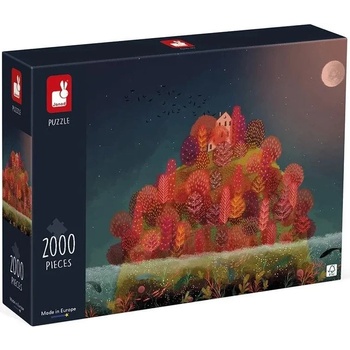 Janod Пъзел Janod от 2000 части - Червена есен (J02518)