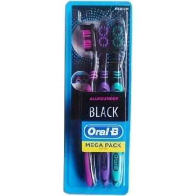 Oral-B Allrounder Black medium 3 ks