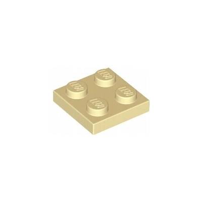 LEGO® 3022 Tan Plochá platňa 10 ks