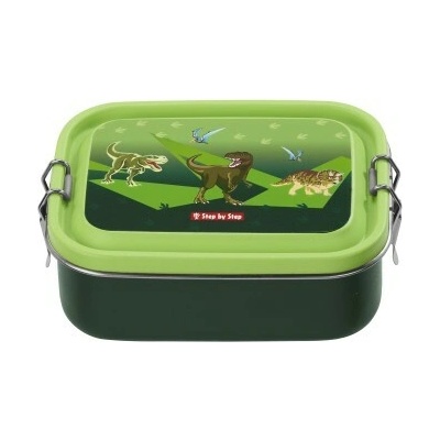 Step by Step Krabička na svačinu z nerezové oceli Dino Box