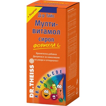 Naturprodukt Dr. Theiss Мултивитамол Формула L Сироп, 200 ml, Naturprodukt