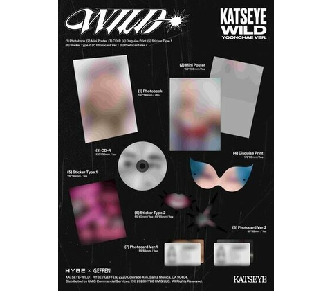 KATSEYE - WILD CD