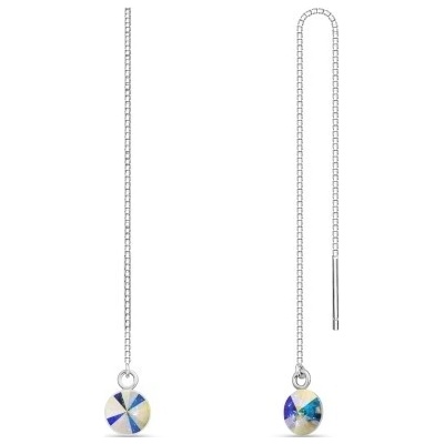 Spark provlékací řetízkové Swarovski Elements Puntino KWK1122SS29AB Aurore Boreale