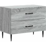 vidaXL Нощен шкаф Сива сонома 62 x 34, 5 x 47, 5 см Инженерна дървесина (894781)