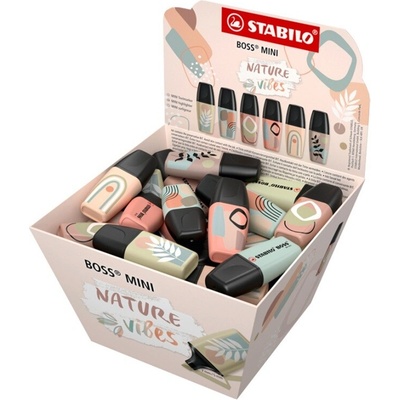 Stabilo Boss Mini nature 50 ks ve stojánku