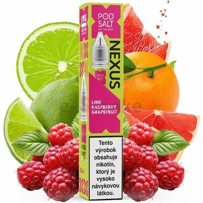 Nexus Pod Salt Lime Raspberry Grapefruit 10 ml 20 mg