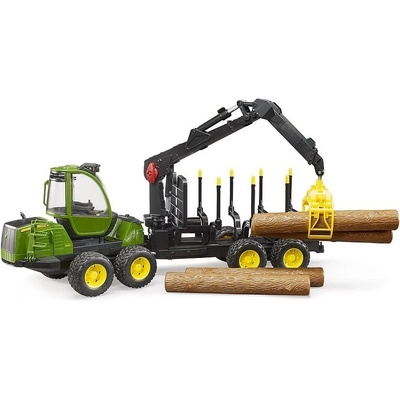 BRUDER Bruder 2133 john deere 1210e / Горски трактор с трупи (br 2133)