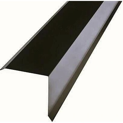 Závětrná lišta horní s odkapem r.š.250mm Al Hliník Lakovaný RAL 8019 šedohnědá dl.2m