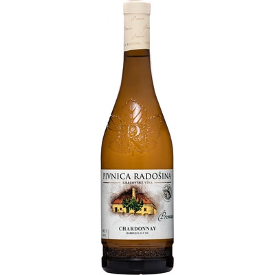 Pivnica Radošina Chardonnay Barrique Premium 2021 13,5% 0,75 l (holá láhev)