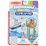 Melissa & Doug - Книжка със стикери за многократна употреба - Спасяването на Дино