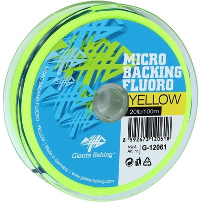 Giants Fishing Micro Backing Fluoro-žlutá 100m 20lb