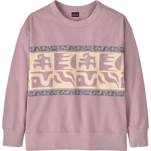 Patagonia Детски пуловер Patagonia Kid's Crew Sweatshirt Jumper - Mother Rays Band: Quiet Violet - размер XXL (704-5987-0216)