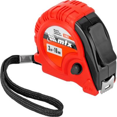 MTX Ролетка MTX Rubber 310037, 3 м x 16 мм, гумиран корпус