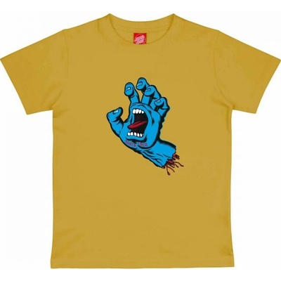 Santa Cruz Youth Screaming Hand T-Shirt Mustard