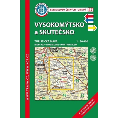 KČT 47 Vysokomýtsko a Skutečsko 1:50 000