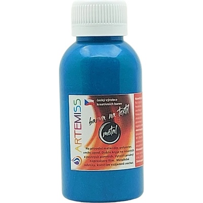 ARTEMISS Metalické barvy na textil 110 g 51 růžová