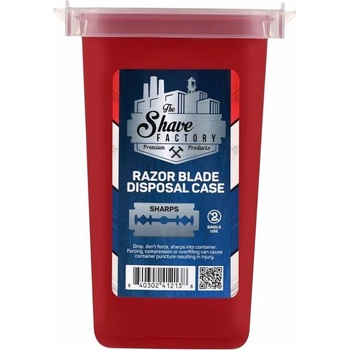 The Shave Factory Razor Blade Disposal Case