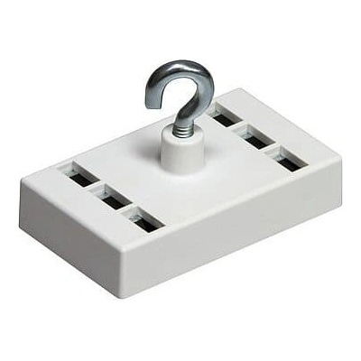 SOLLAU Dekoračný magnet feritový biely 53 x 28 mm