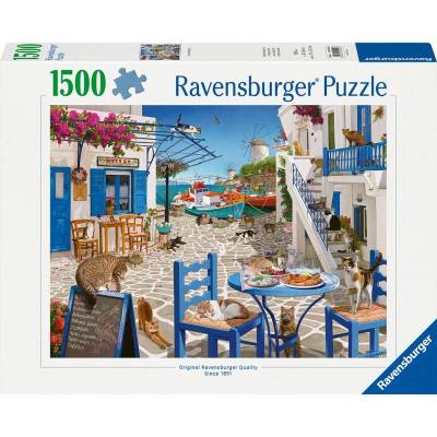 Ravensburger Пъзел Ravensburger от 1500 части - Котките на Миконос (7012001450)