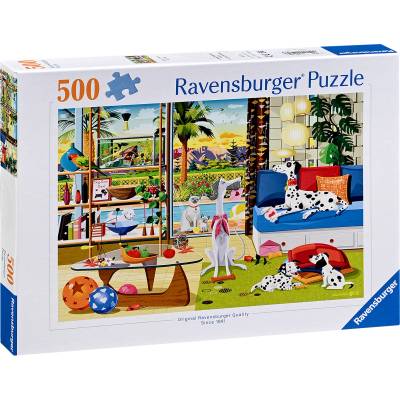 Ravensburger Пъзел Ravensburger от 500 части - Домашните любимци от Палм Спрингс (12001189)