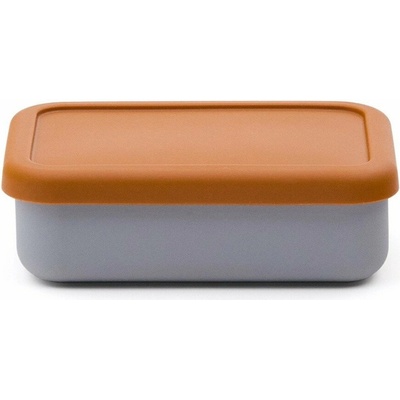 Kave Home modrý/oranžový silikónový detský desiatový box Lili
