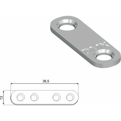 DOMAX FLW 40 Spojka 36,5 x 13 x 2,0 mm, 4ks/sáčok