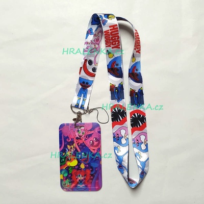 Šňůrka na krk 22411 s cedulkou Huggy Wuggy
