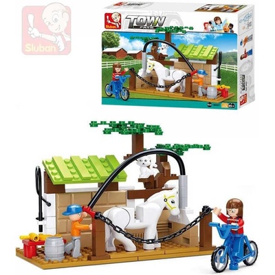 Sluban B0557 Town Péče o koně 110 ks