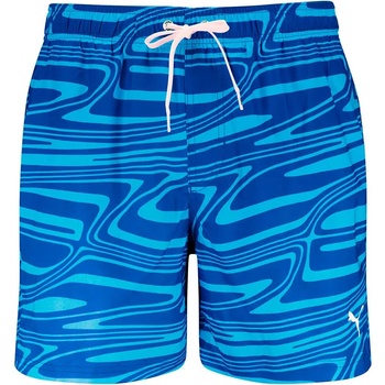 PUMA Бански гащета Puma Formstrip Mid swimming shorts - Blue (Blue Combo)
