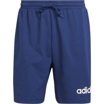 adidas Мъжки къси панталони Adidas Essentials Linear Single Jersey Shorts Mens - Dark Blue/White