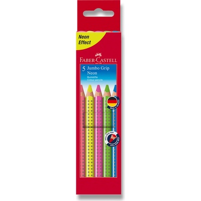 Faber-Castell 110994 Jumbo Grip Neon 5 farieb