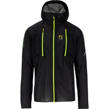 Karpos Lavaredo Rain bunda čierna/fluo zelená