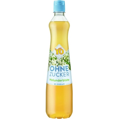 YO Sirup černý bez bez cukru 6 x 700 ml