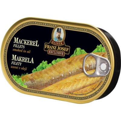 Kaiser Franz Josef Exclusive Makrela uzené filety v oleji 170 g